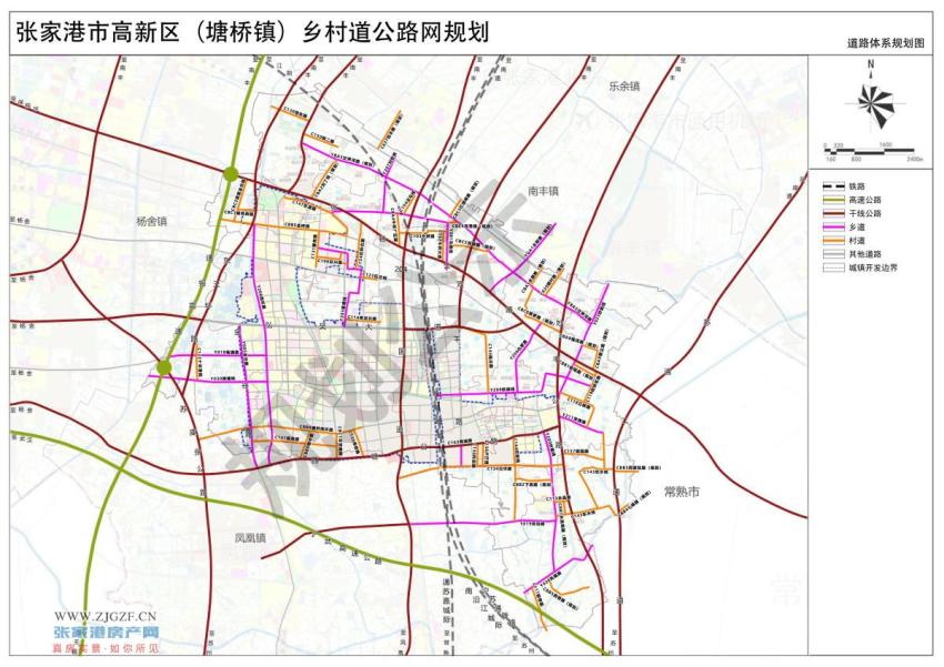 张家港塘桥未来发展规划蓝图曝光，城市发展的崭新蓝图