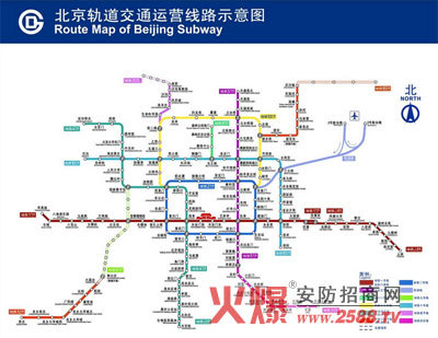 北京地铁最新线路图概览